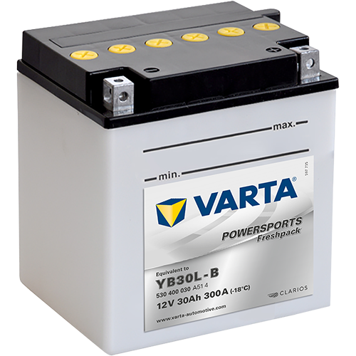 Baterie VARTA Motociclete cu acid 30 Ah dim:168x132x176, YB30L-B