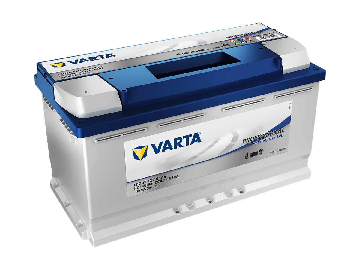 VARTA Professional Dual Purpose EFB 95 Ah, dim: 353x175x190 mm
